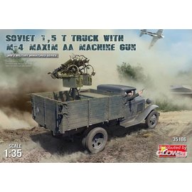 MiniArt MiniArt - Soviet 1,5t Truck w/M-4 Maxim AA Machine Gun in 1:35