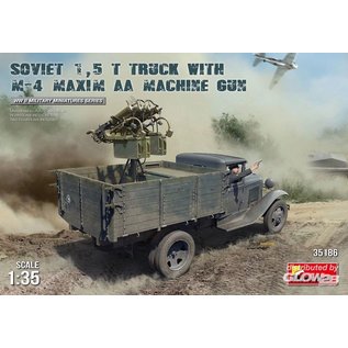 MiniArt Soviet 1,5t Truck w/M-4 Maxim AA Machine Gun in 1:35
