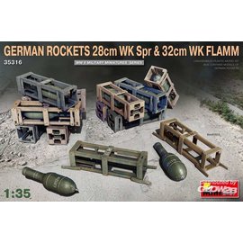 MiniArt MiniArt - German Rockets 28cm WK Spr & 32cm WK Flamm in 1:35