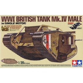 TAMIYA Tamiya - WWI Brit. Panzer Mk. IV Male (mot.) - 1:35