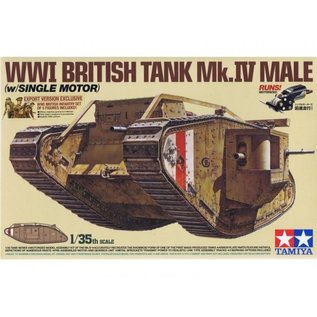 TAMIYA WWI Brit. Panzer Mk. IV Male (mot.) - 1:35