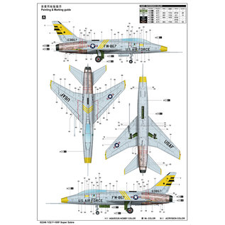 Trumpeter North American F-100F Super Sabre - 1:32