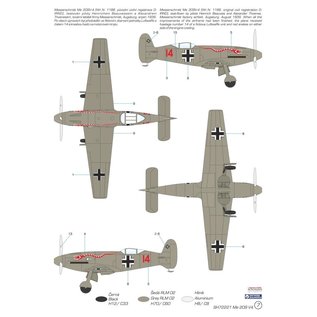 Special Hobby Messerschmitt Me 209V-4 - 1:72