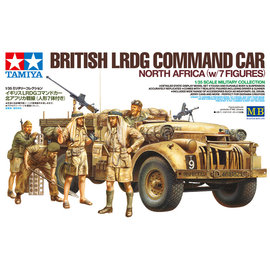 TAMIYA Tamiya - Brit. LRDG Befehlswagen mit 7 Fig. - 1:35