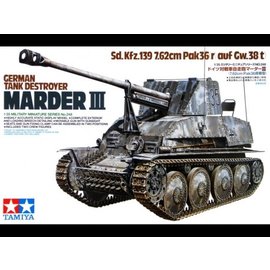 TAMIYA Tamiya - Dt. SdKfz.139 Jgdp. Marder III (2) - 1:35