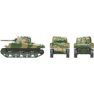 TAMIYA US mittlerer Panzer M4 Sherman (frühe Ausf.) - 1:48