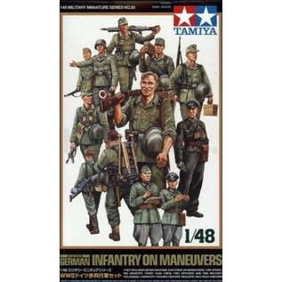 TAMIYA Figuren-Set dt. Infanterie im Manöver - 1:48