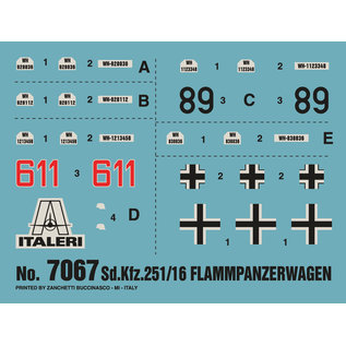 Italeri Sd.Kfz. 251/16 Flammpanzerwagen - 1:72