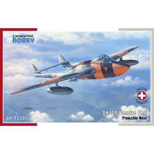 Special Hobby DeHavilland DH.100 Vampire FB.6 "Pinocchio Nose" - 1:72