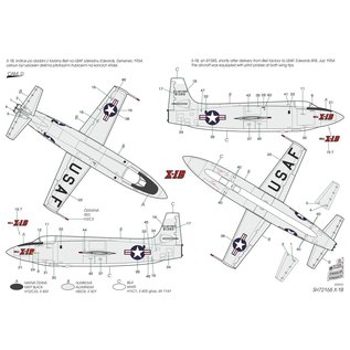 Special Hobby Bell X-1B NACA Modification Program" - 1:72