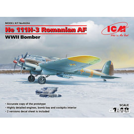 ICM ICM - Heinkel He 111H-3 Romanian Air Force WWII Bomber - 1:48