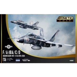 Kinetic Kinetic - McDonnell Douglas F/A-18A/C/D Aggressor VFC-12 & VFA-204 - 1:48