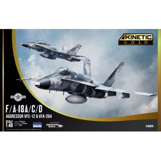 Kinetic McDonnell Douglas F/A-18A/C/D Aggressor VFC-12 & VFA-204 - 1:48