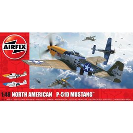 Airfix Airfix - North American P-51D Mustang (Filletless Tails) - 1:48