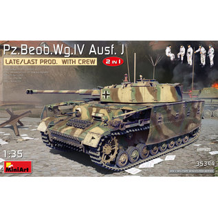 MiniArt Pz.Beob.Wg.IV Ausf. J Late/Last Prod. 2 in 1 w/Crew - 1:35