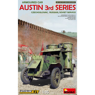 MiniArt Austin Armoured Car 3rd Series - Czechoslovak, Russian, Soviet Service - w/Interieur - 1:35