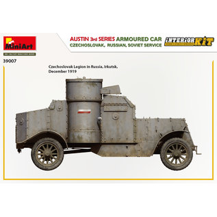 MiniArt Austin Armoured Car 3rd Series - Czechoslovak, Russian, Soviet Service - w/Interieur - 1:35