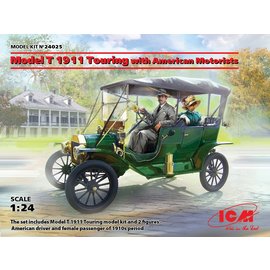 ICM ICM - Model T 1911 Touring with American Motorists - 1:24