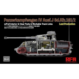 Ryefield Model PzKpfw. IV Ausf.J Sd.Kfz.161/2 (w/full interior&clear parts&workle track links) - 1:35