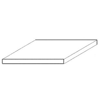 Evergreen Nr. 9080 - Weiße Polystyrolplatte, 150x300x2,00 mm, 1 Stück