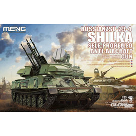 MENG MENG - Russian ZSU-23-4 Shilka Self-Propelled Anti-Aircraft Gun - 1:35