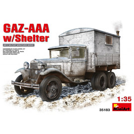 MiniArt MiniArt - GAZ AAA w/shelter - 1:35