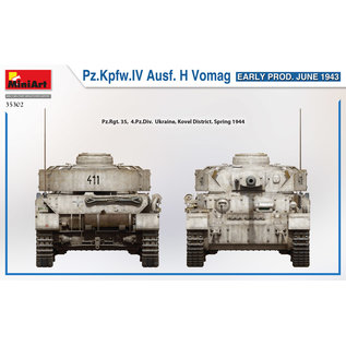 MiniArt Pz.Kpfw.IV Ausf. H Vomag. Early Prod. (June 1943) - 1:35