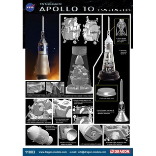 Dragon Apollo 10 CSM/LM/LES - 1:72