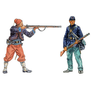 Italeri Nordstaaten Infanterie und Zuaves - 1:72