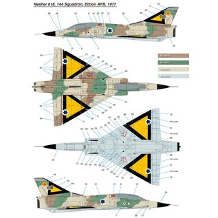 Kinetic IAI Nesher - 2in1 Single/Double Seater - 1:48