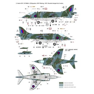 Kinetic Hawker Siddeley / BAE Harrier GR.1 / GR.3 - 1:48