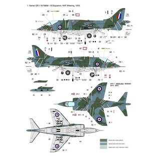 Kinetic Hawker Siddeley / BAE Harrier GR.1 / GR.3 - 1:48