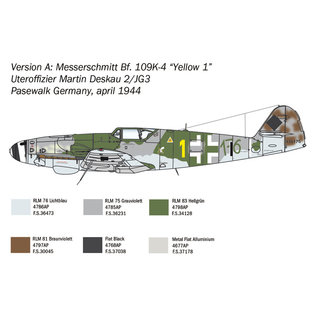 Italeri Messerschmitt Bf109 K-4 - 1:48