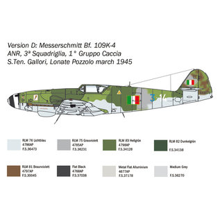 Italeri Messerschmitt Bf109 K-4 - 1:48