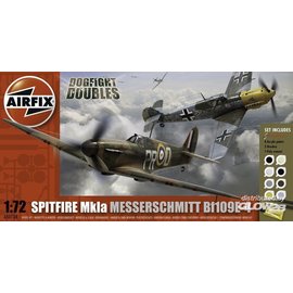 Airfix Airfix - Supermarine Spitfire Mk.1a & Messerschmitt Bf109E - Dogfight Double - 1:72