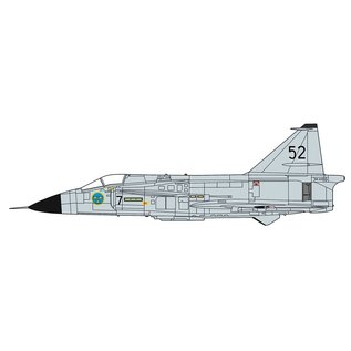 Hasegawa SAAB AJ-37 Viggen "Natural Metal 2016" - 1:72