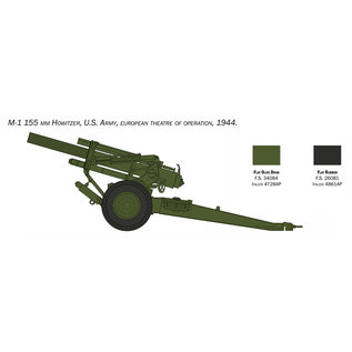 Italeri M1 155mm Howitzer with Crew - 1:35