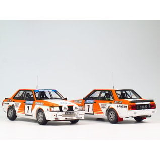 NuNu Model Kit Mitsubishi Lancer Turbo '82 Rally 1000 Lakes - 1:24