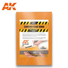 AK Interactive AK Interactive - Gravur- und Modellierschaumstoff-Platte - Carving Foam - Größe DIN A4 x 10mm Plattenstärke