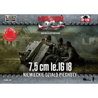 First to Fight 7,5 cm LeIG 18 - German Infantry Gun (WWII)  - 1:72