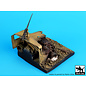 Black Dog Destroyed Humvee Base - Vignette mit zerstörtem Humvee - 1:35
