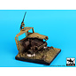 Black Dog Destroyed Humvee Base - Vignette mit zerstörtem Humvee - 1:35