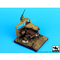 Black Dog Destroyed Humvee Base - Vignette mit zerstörtem Humvee - 1:35