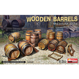 MiniArt MiniArt - Wodden Barrels, medium size - 1:35