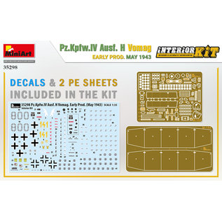 MiniArt Pz.Kpfw.IV Ausf. H Vomag early prod. May 1943 with Interieur-Kit - 1:35