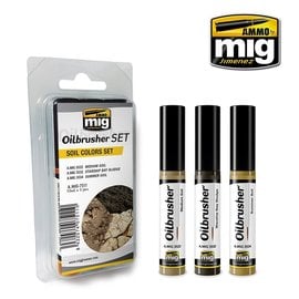 AMMO by MIG AMMO - Oilbrusher Set "Soil Colors"