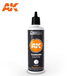 AK Interactive 3rd Gen. Acryl. Varnish satin - seidenmatter Klarlack