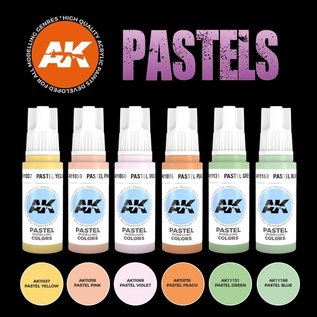 AK Interactive 3rd Gen. Acryl. Set "Pastels Colors"