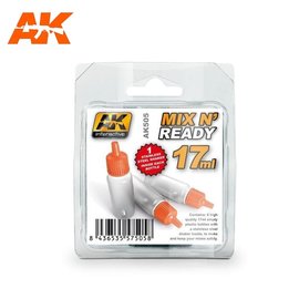 AK Interactive AK Interactive - Mischfläschchen 17ml mit Deckel (6 Stck.)