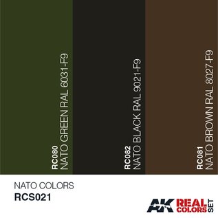 AK Interactive Real Color Set - NATO Colors